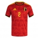 Belgio Zeno Debast #2 Prima Maglia Mondiali 2026 Manica Corta